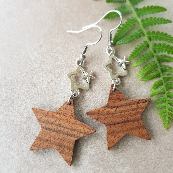 Rustic Star Dangles