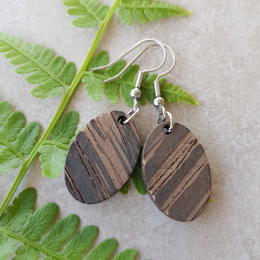 Rustic Oval Drops