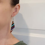 Large Drops - Wood & Resin Earrings